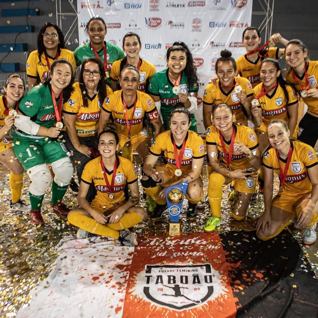 Eu já sabia: Futsal Feminino de Taboão é novamente uma das melhores do mundo