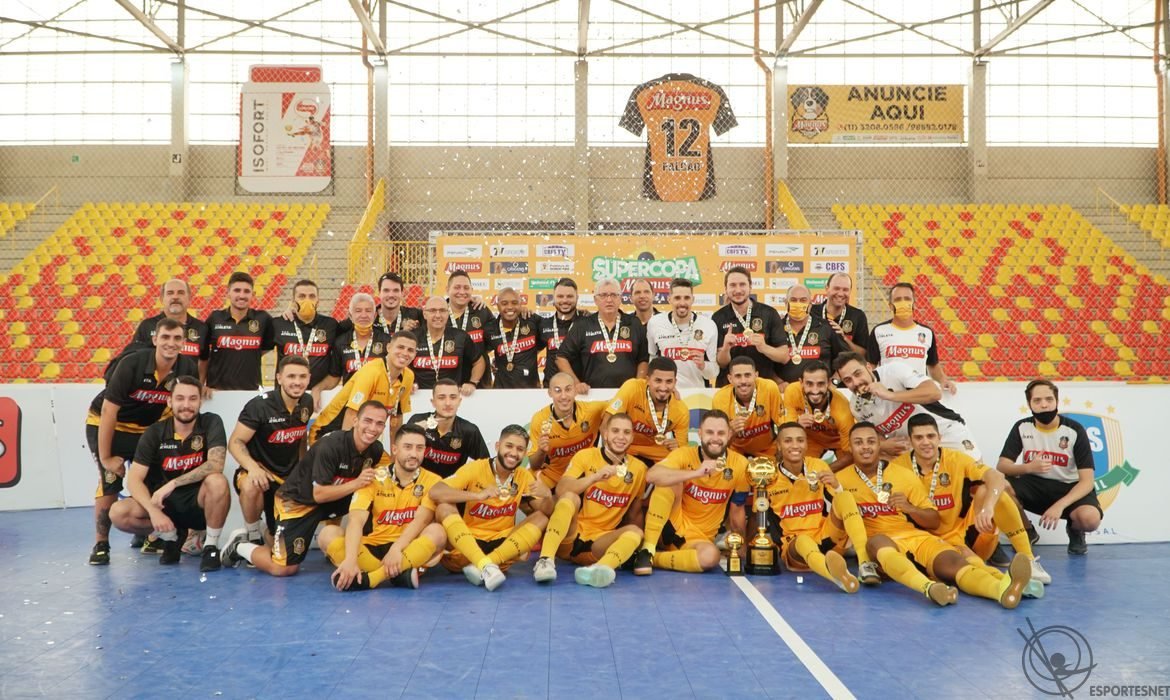 Goleada do Magnus sobre o Minas garante título da Supercopa de Futsal