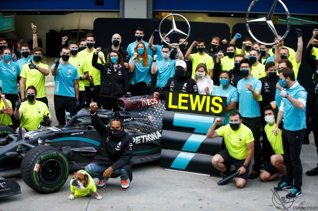 Mercedes campeã do mundo em 2020 da Fórmula-1