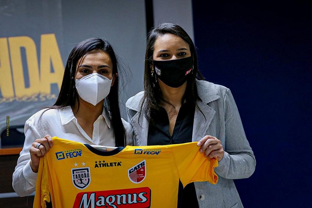 Taboão/Magnus apresenta a craque Vanessa e Cris Souza comenta sobre o reforço