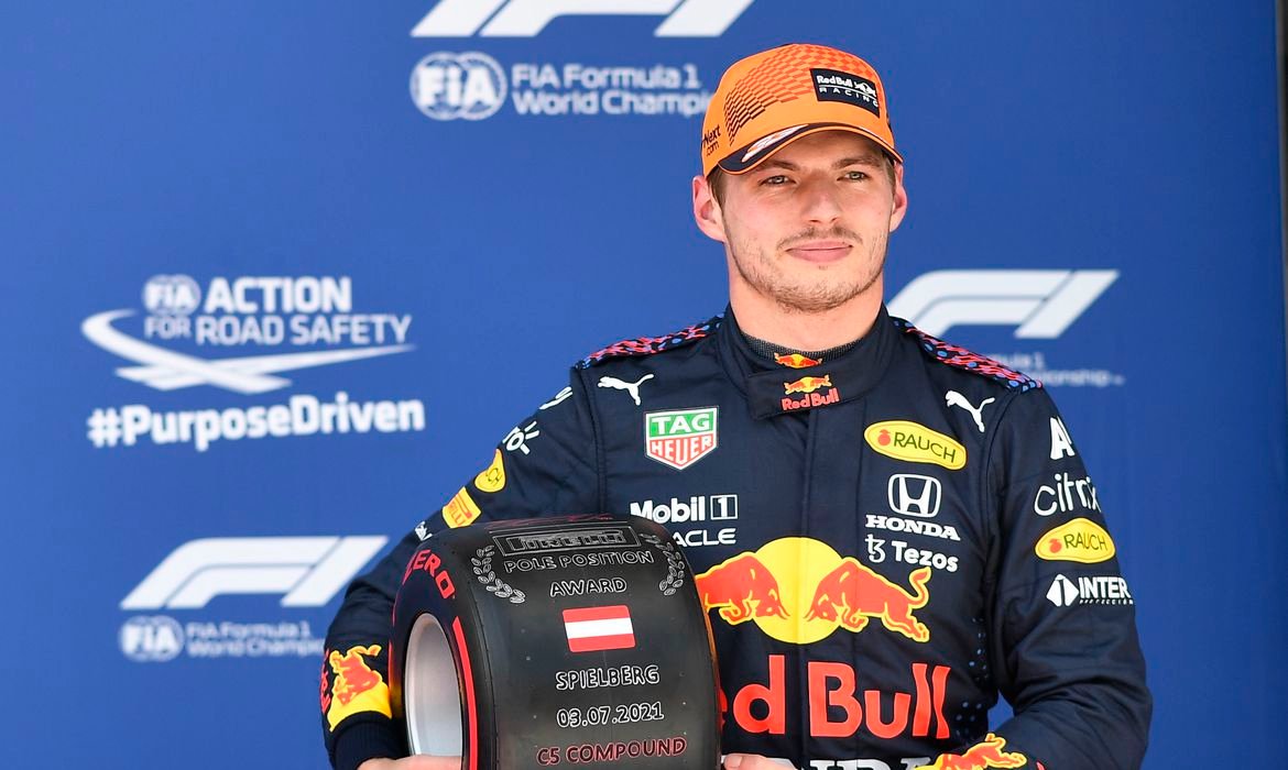 Verstappen na pole novamente em Spilberg