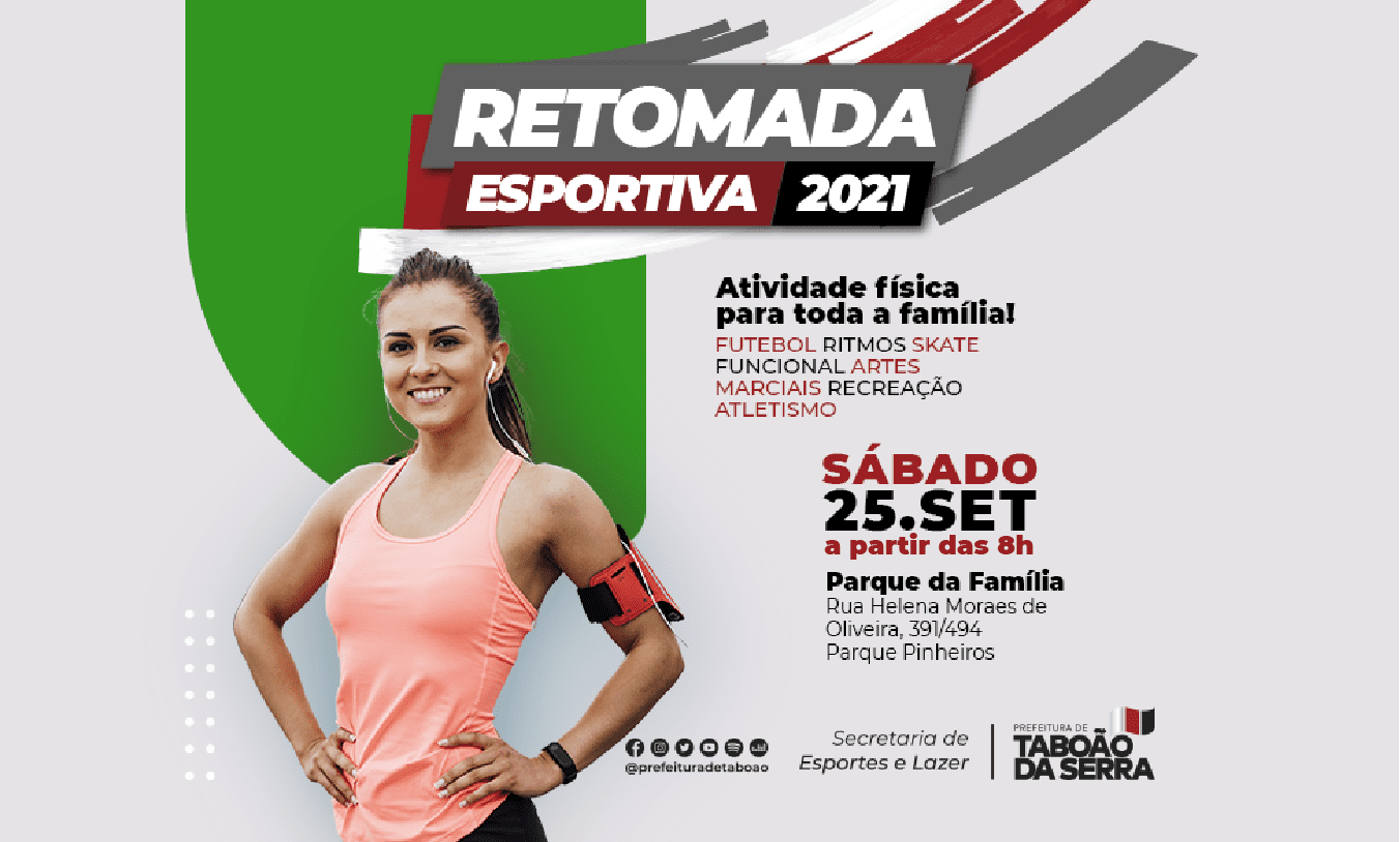 Parque da Família recebe “Retomada Esportiva” em 25 de setembro