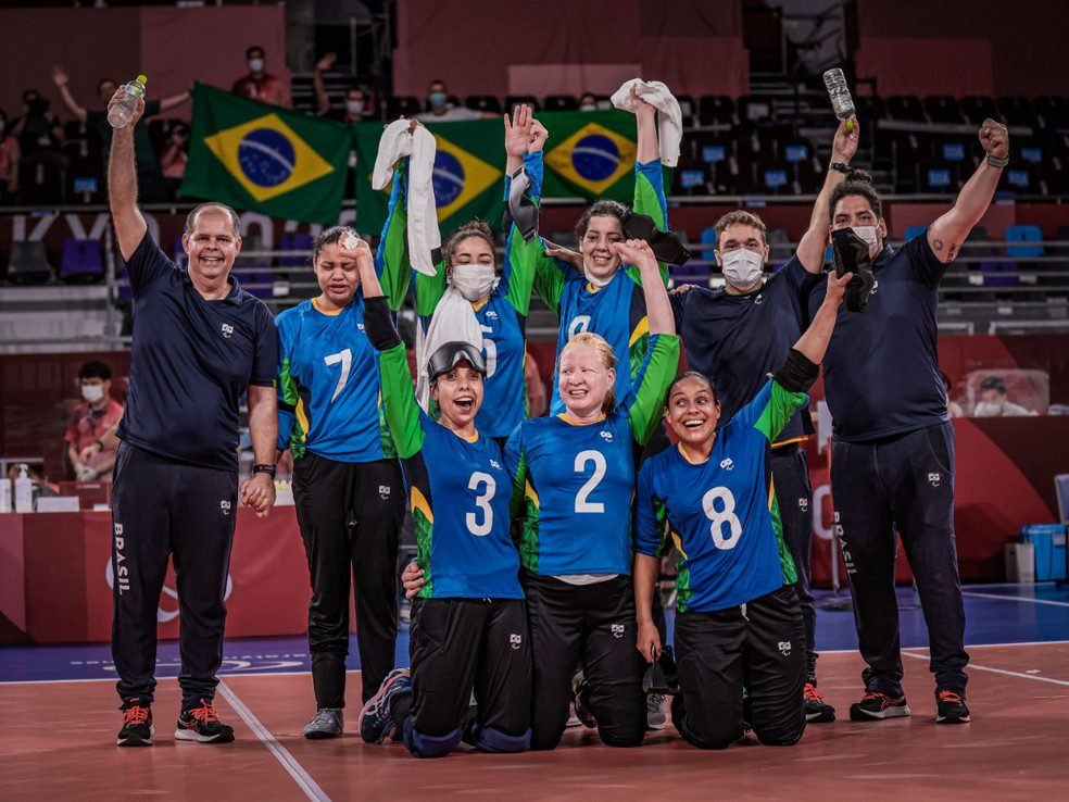 Show no goalball: seleção feminina faz bela atuação e avança para as semifinais