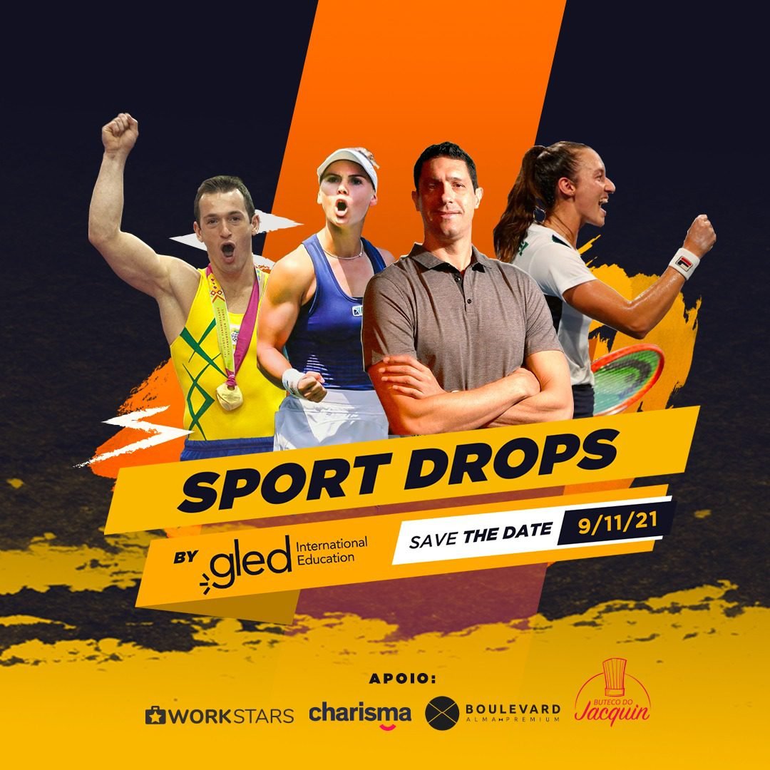 Sport Drops reúne Gustavo Borges, Diego Hypolito e as tenistas Luisa Stefani e Laura Pigossi para falar sobre carreira e educação