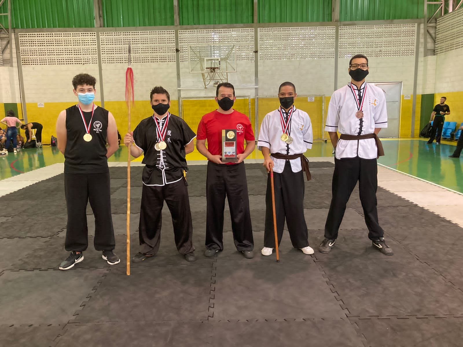 Atletas de Taboão da Serra conquistam cinco medalhas na Copa São Paulo de Kung Fu