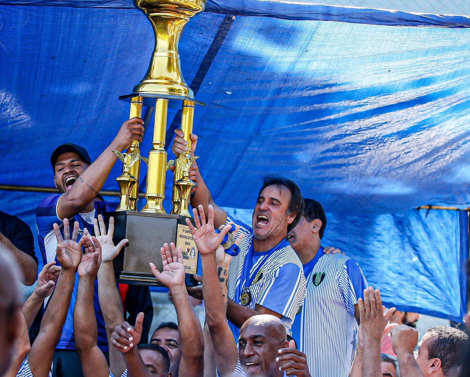 Atlântico leva a taça do 10º Campeonato Municipal de Futebol Seniores 50 Anos de Taboão da Serra