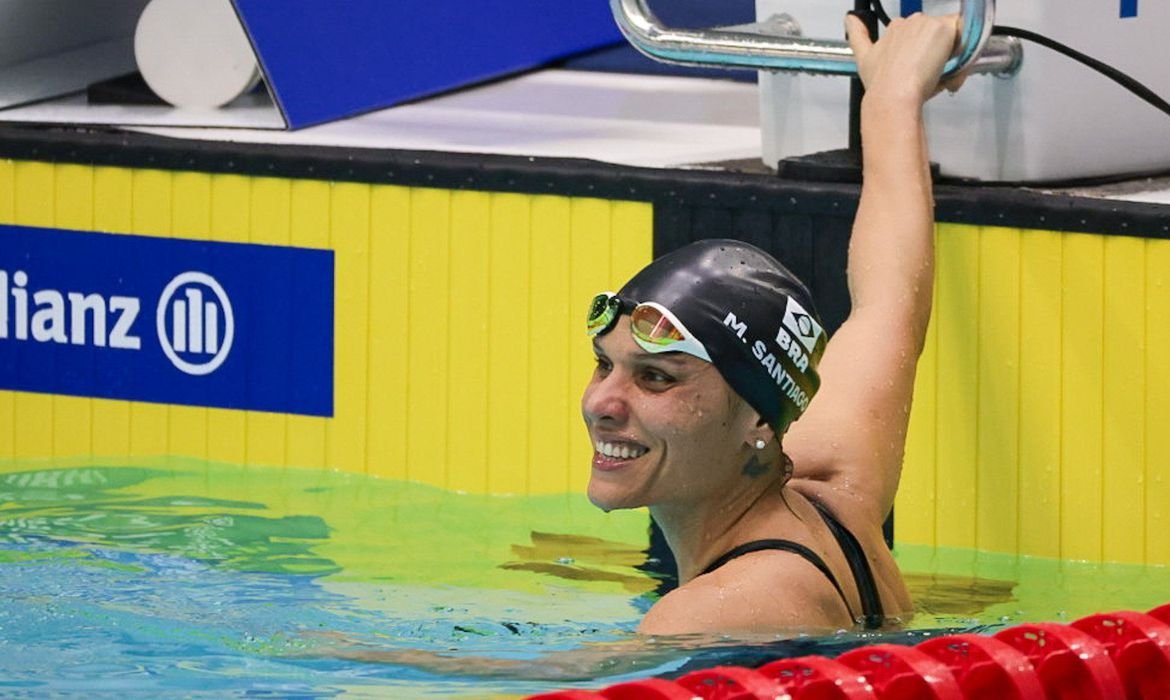 Carol Santiago é ouro, o 1º do Brasil no Mundial Paralímpico
