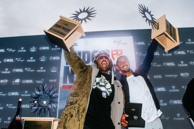 Scooby e Chumbinho vencem competição de ondas gigantes em Nazaré