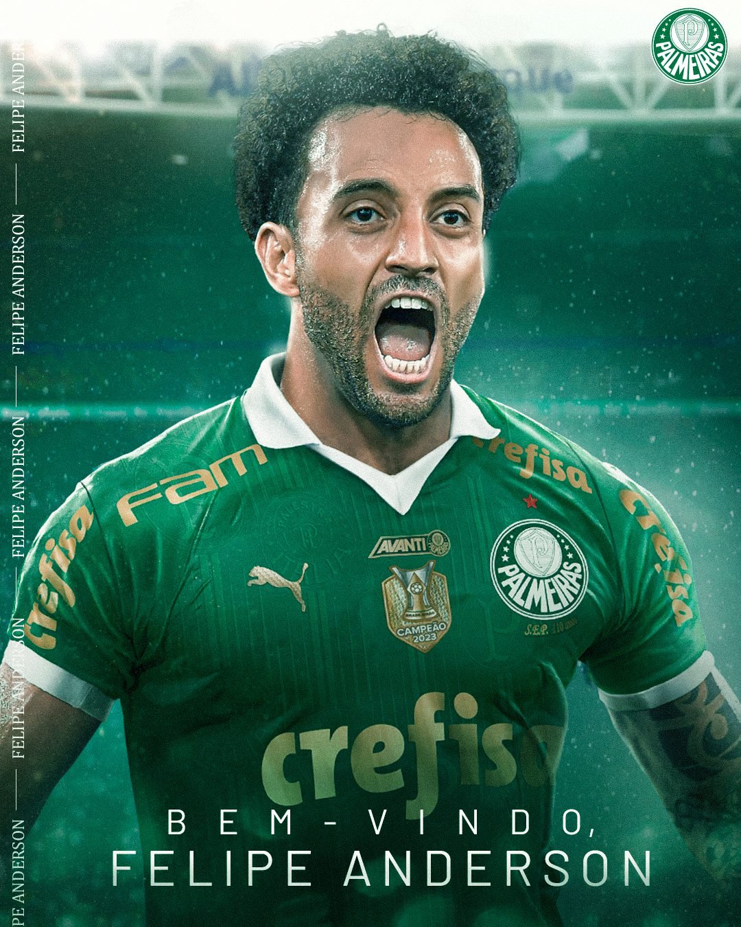 Felipe Anderson assina pré-contrato com o Palmeiras: Reforço surpreendente