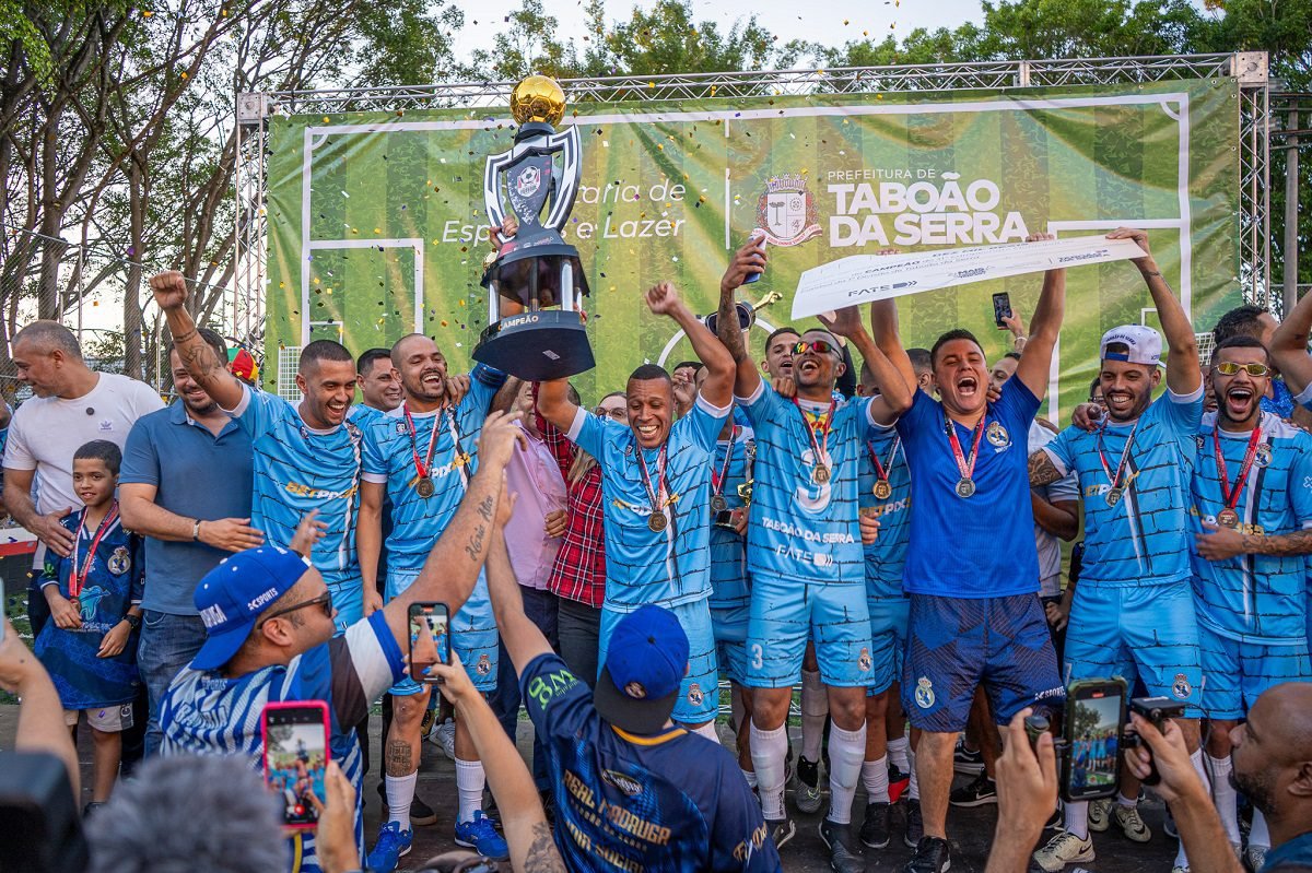 Real Madruga é campeão invicto da 1ª Divisão de Futebol 2024 de Taboão da Serra