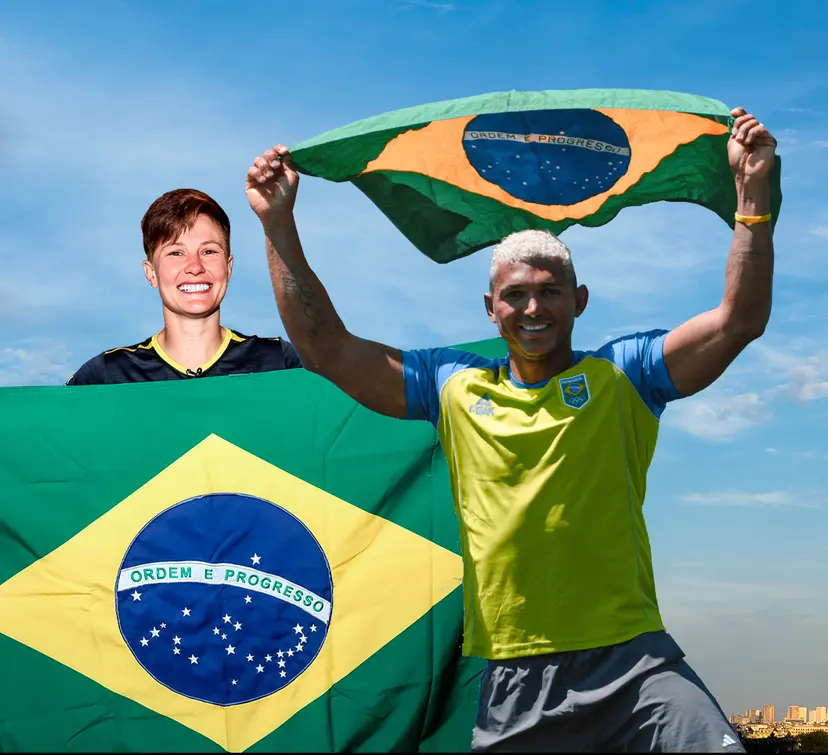 Isaquias Queiroz, da canoagem velocidade, e Raquel Kochhann, do rugby, serão os porta-bandeiras do Brasil na Cerimônia de Abertura de Paris 2024