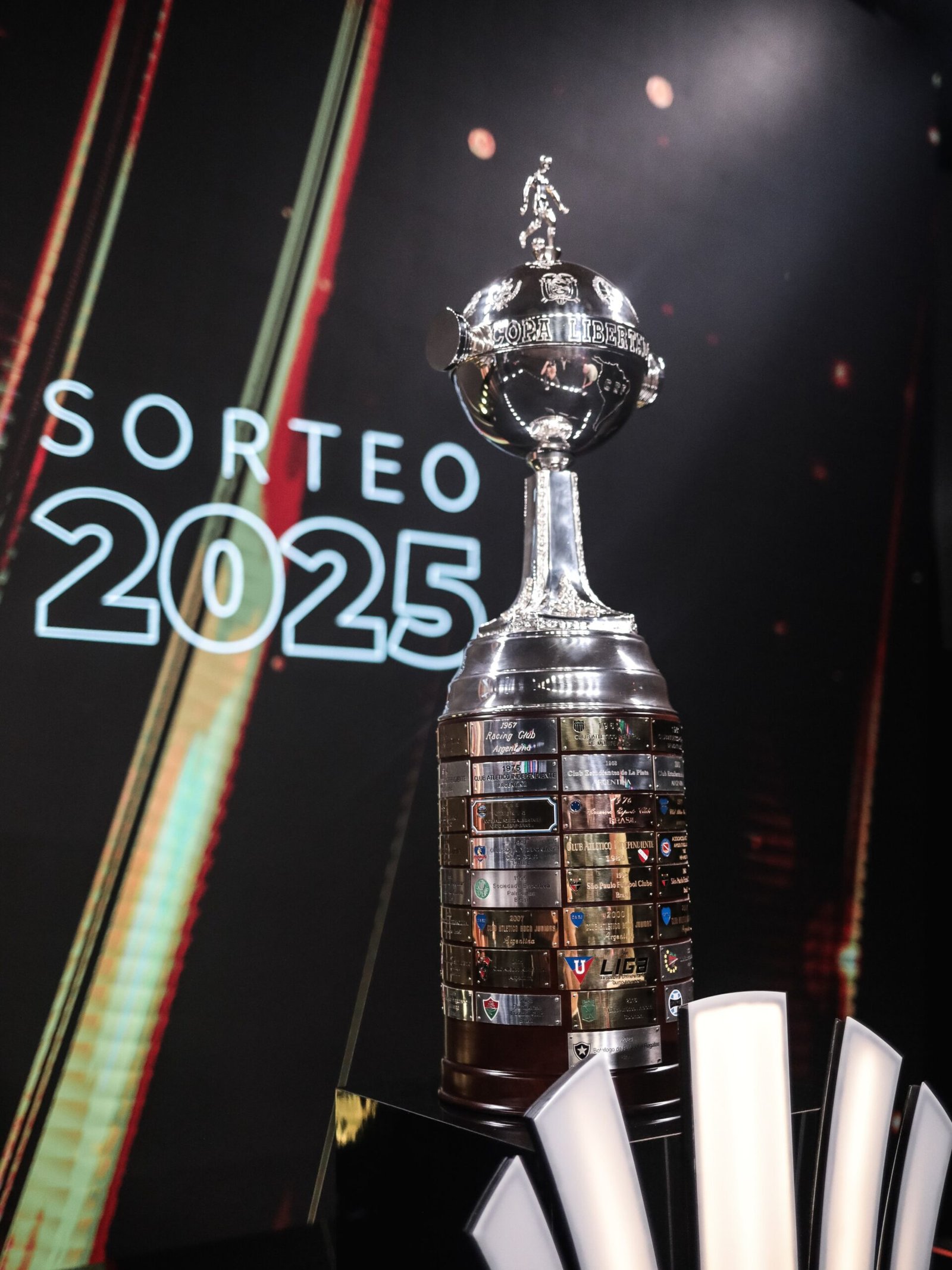 Definidos os grupos da Libertadores.