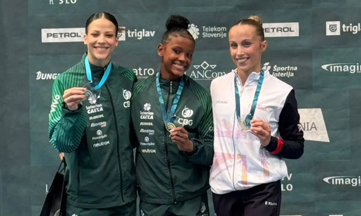 Brasil faz dobradinha na Copa do Mundo de ginástica