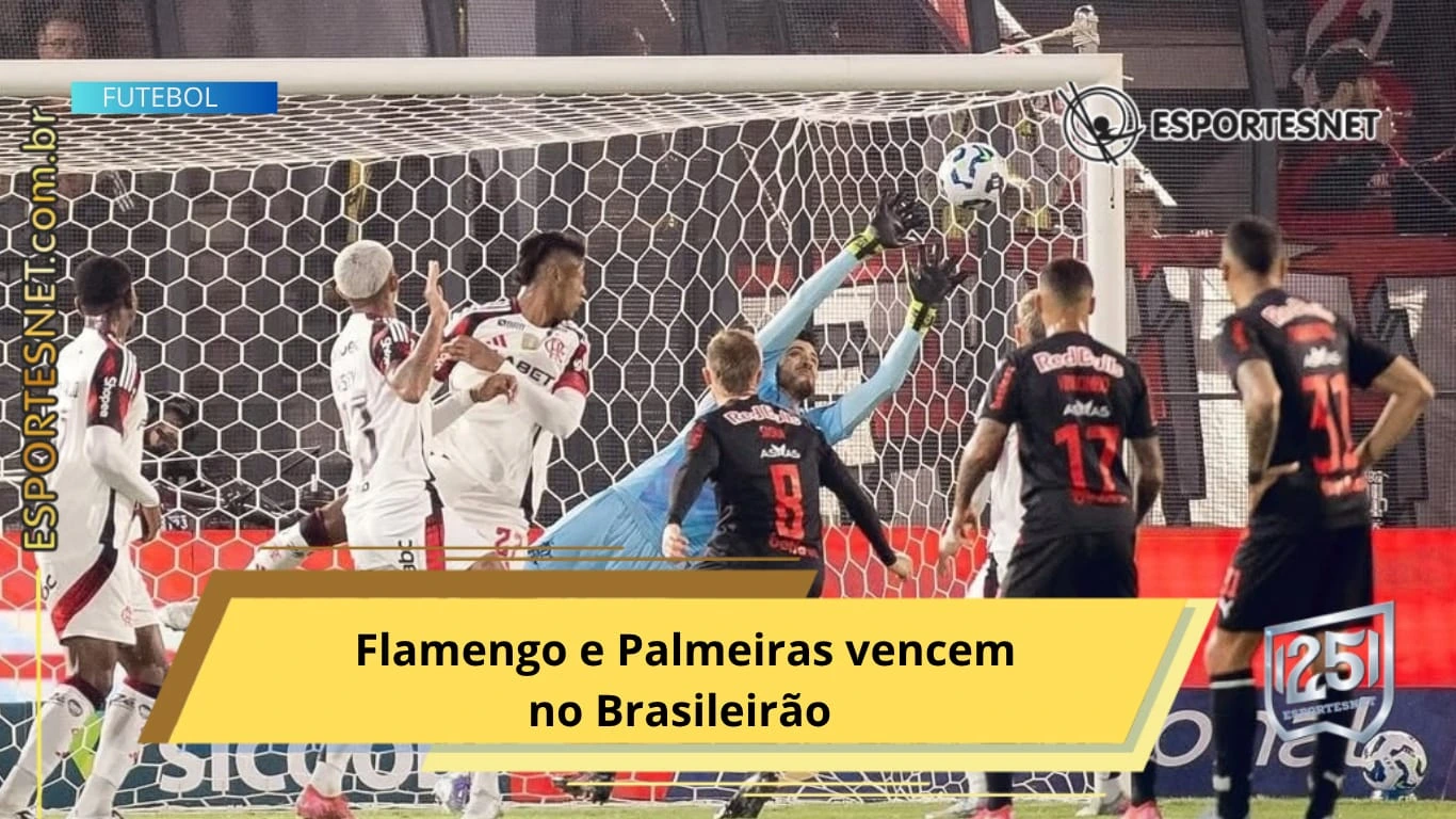 Viradas de Flamengo e Palmeiras marcam a 16ª rodada do Brasileirão Betano