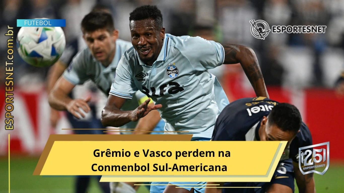 Grêmio e Vasco se complicam; Bahia empata e Atlético-MG larga na frente na repescagem da Sul-Americana