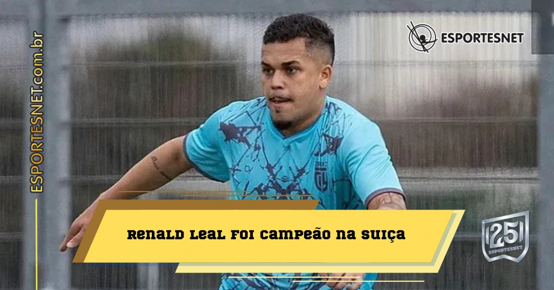 Renald Leal foi campeão na Suíça