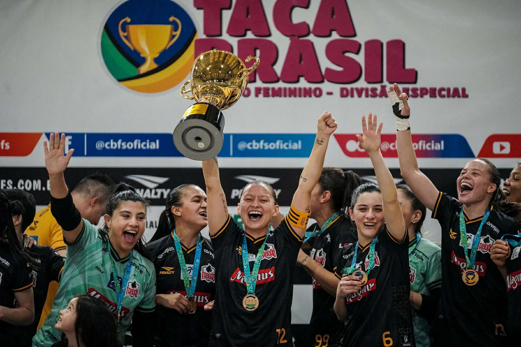 TRICAMPEONATO HISTÓRICO: Taboão Magnus Conquista o Tri Consecutivo da Taça Brasil de Futsal Feminino